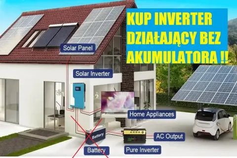 Inwerter hybrydowy off-grid bez akumulatora: funkcje i limity
