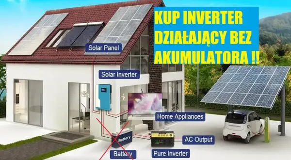 Inwerter hybrydowy off-grid bez akumulatora: funkcje i limity