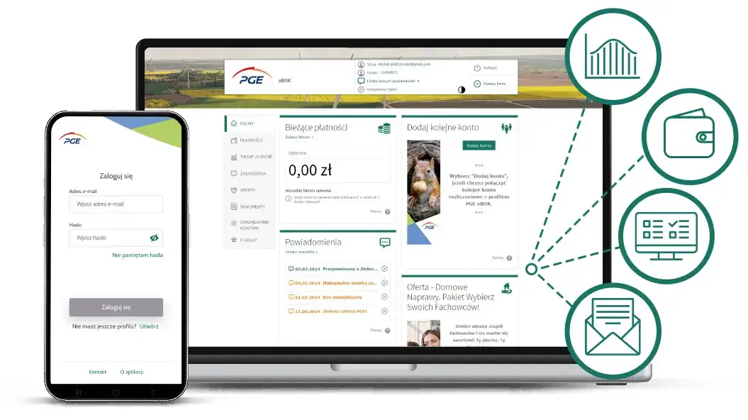 Zdjęcie Kontakt do PGE Mińsk Mazowiecki - infolinia i adres dla klientów.